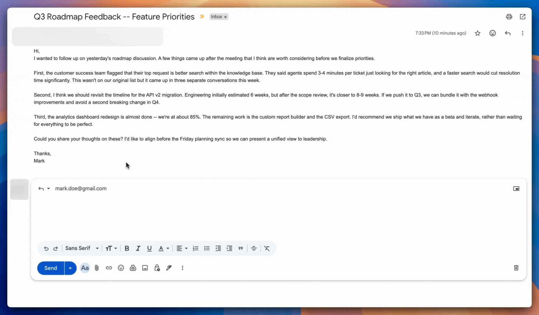 Kriya end-to-end workflow: capture, pick preset, generate, and paste